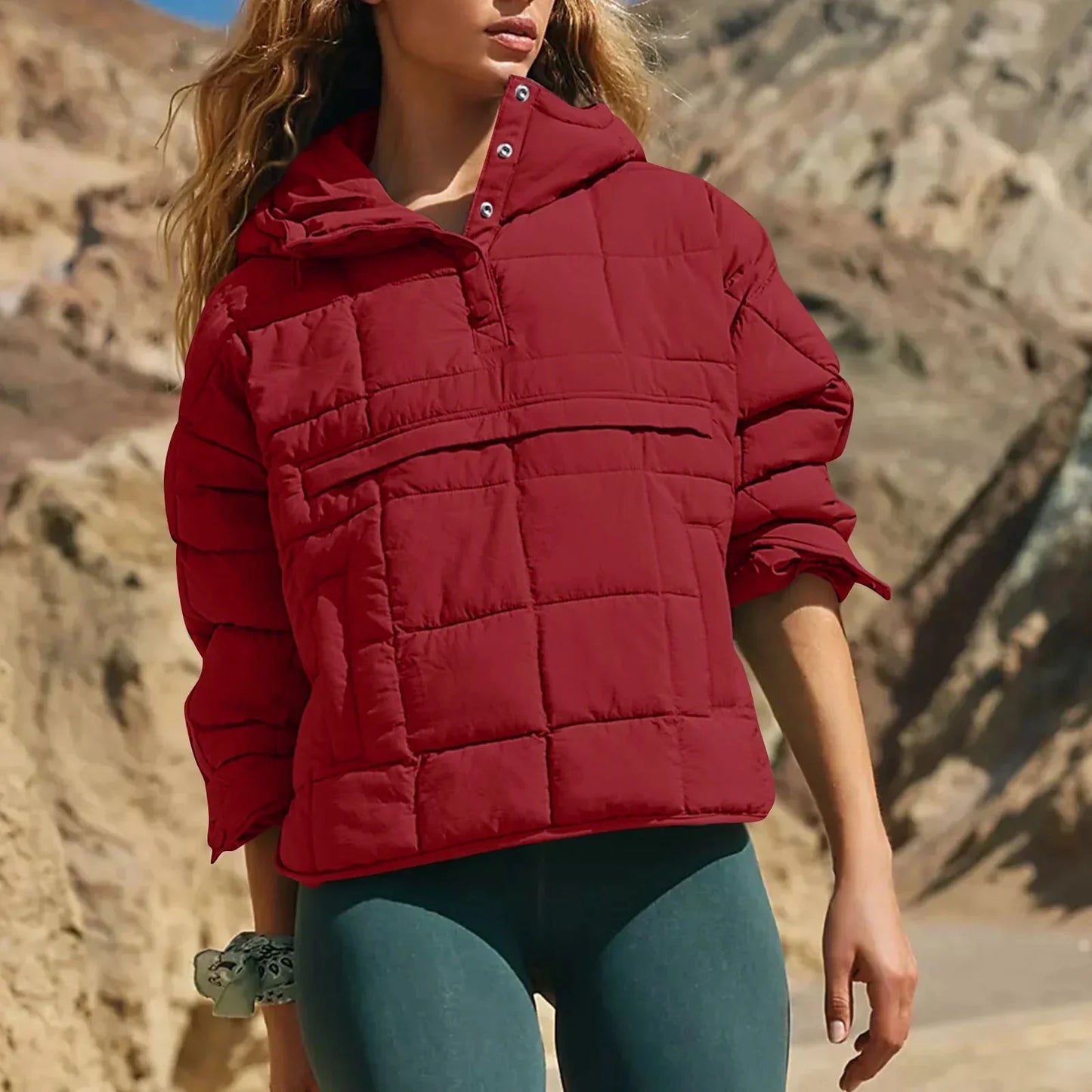 Out-Shine | Luxe Hooded Puffer Jacket