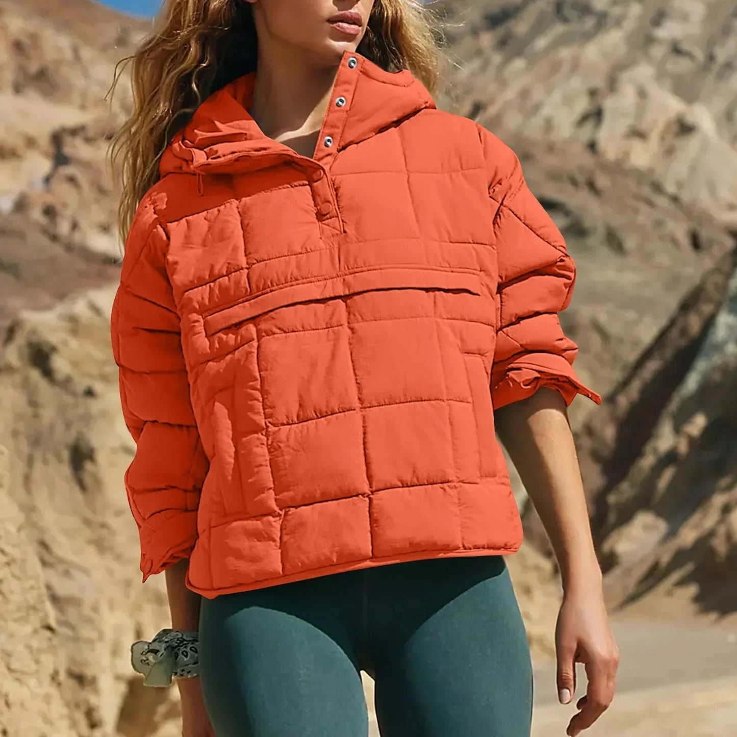 Out-Shine | Luxe Hooded Puffer Jacket