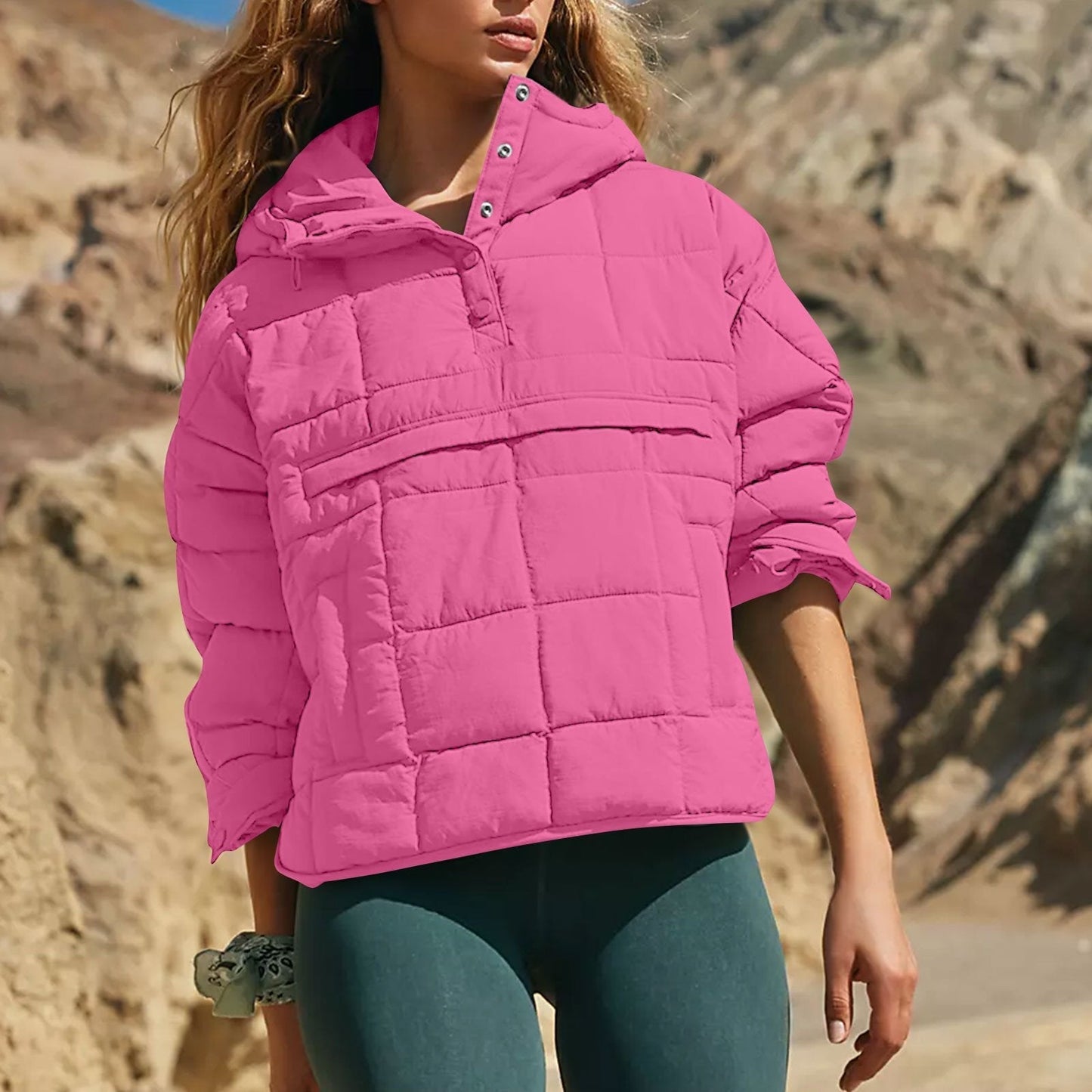 Out-Shine | Luxe Hooded Puffer Jacket