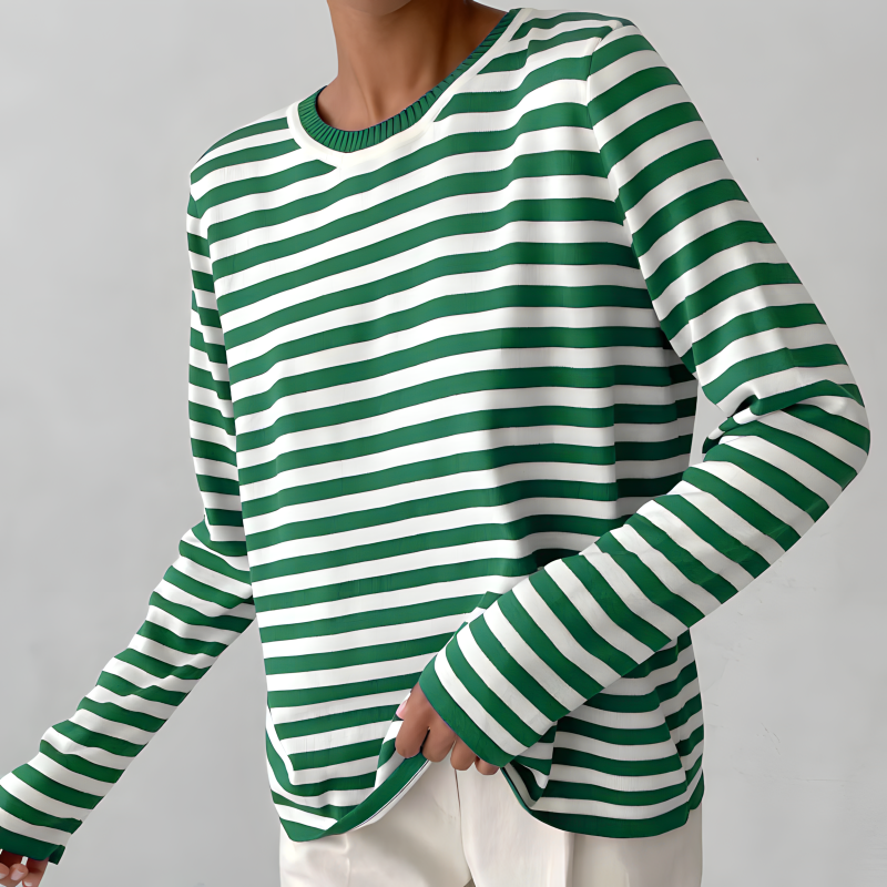 Out Shine | Elegant Striped T-shirt  Light Fabric