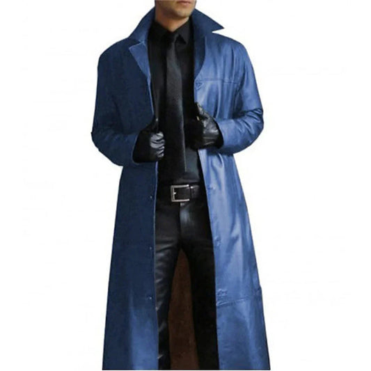 Out-Shine | Premium Semi Leather Trench Coat