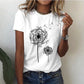 Out-Shine | Black dandelion shirt