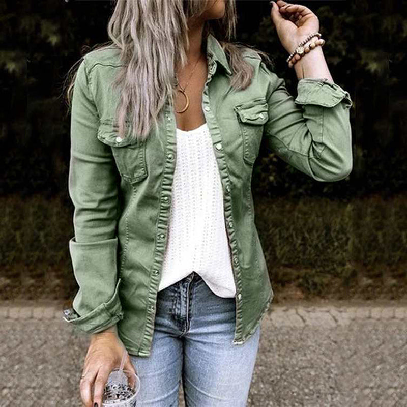 Out Shine | Fashionable Denim Jacket - Women's Denim Outfit for Every Occasion
