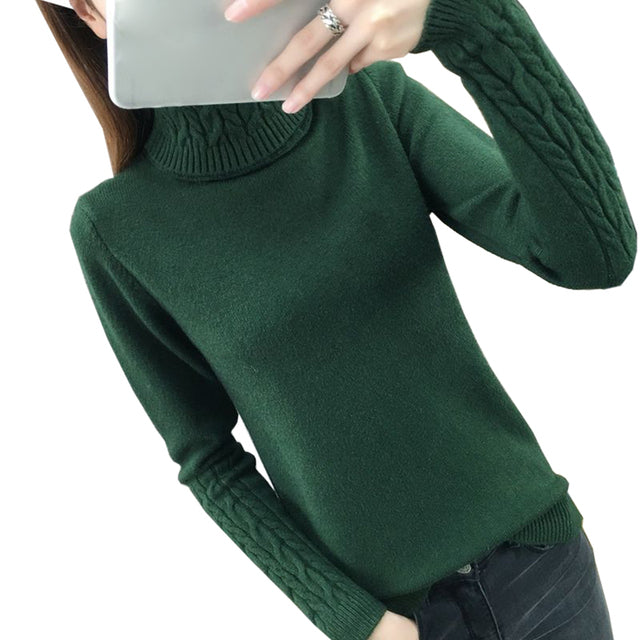 Out-Shine | Women's Sweater With Turtleneck