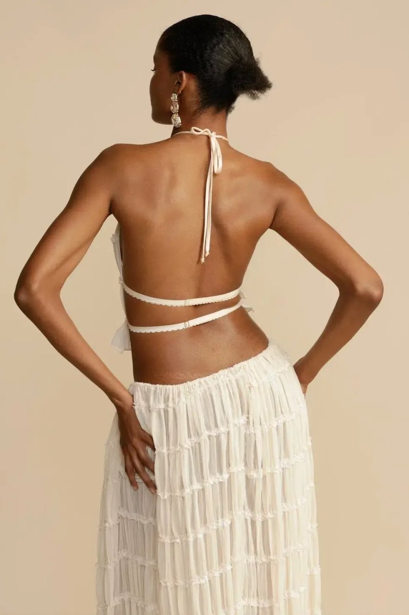 Out-Shine | Amen Backless Top and Long Skirt Set Stylish