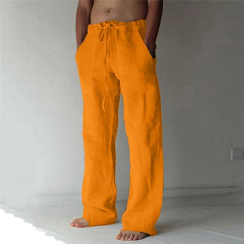 Out-Shine | Men Baggy Linen Pants