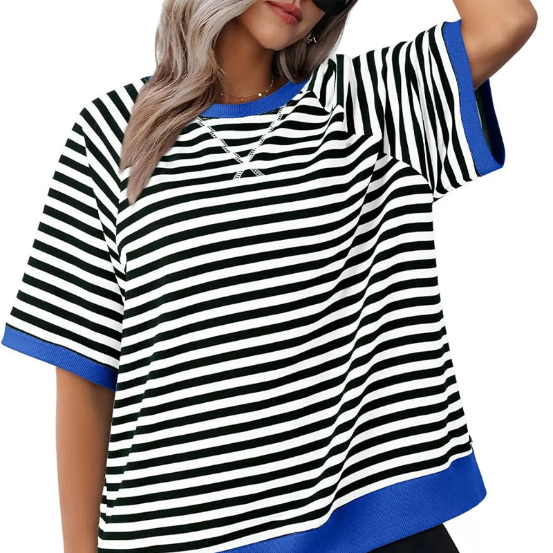 Out-Shine | Relaxed Striped T - Shirt