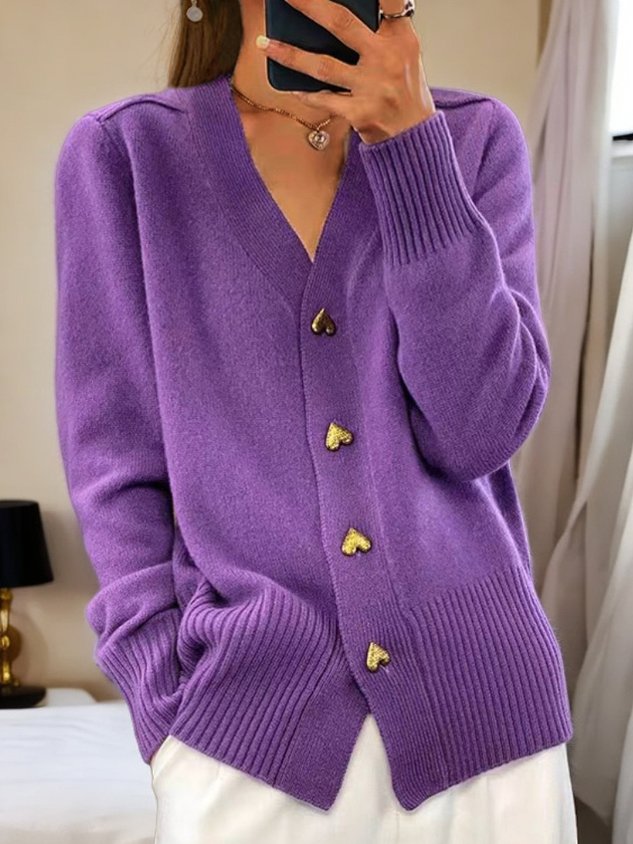 Out-Shine | Cardboard jacket with heart buttons