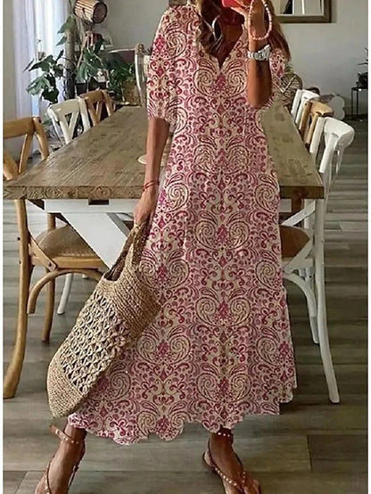 Deslumbra | Elegante vestido boho con cobertura para el abdomen