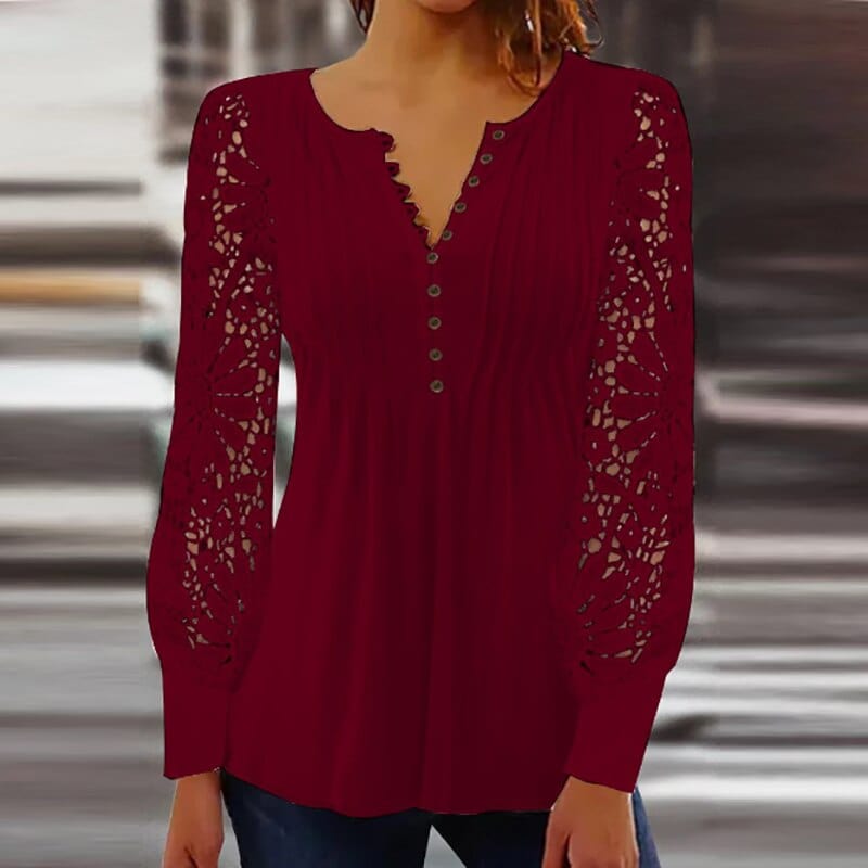 Out-Shine | Elegant Blouse With Long Sleeves