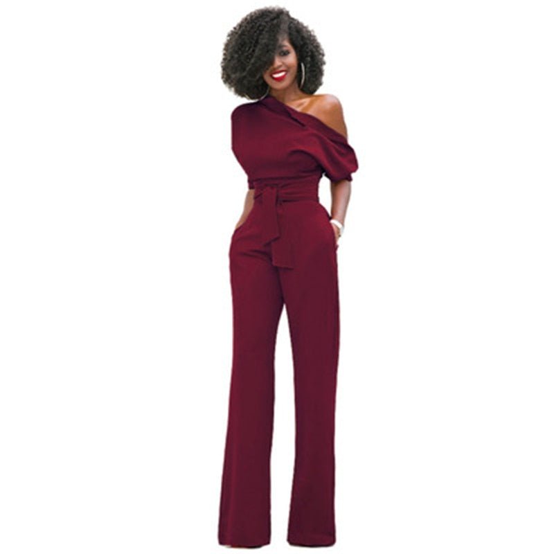 Out-Shine | Elegant Women's Bodycon Jumpsuit
