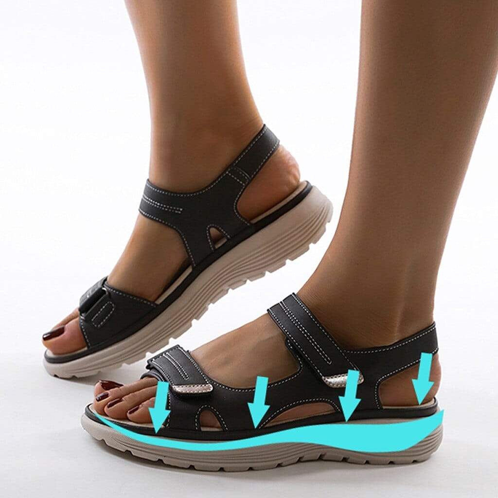 Out-Shine | Sandalias pedic para mujer - correas ajustables para una comodidad óptima