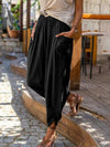Out-Shine | Women's Loose Solid - Colored Pocket Harem Pants